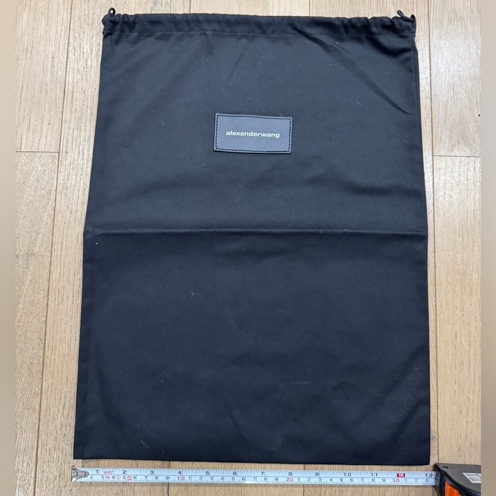 Black Alexander Wang drawstring dust bag